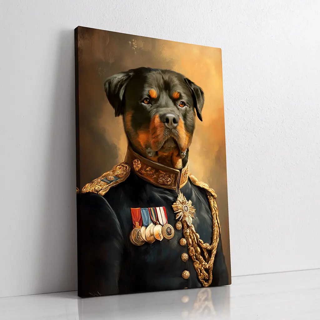 The General custom dog portrait