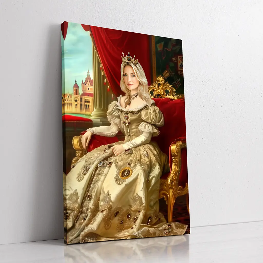 The Queen custom royal portrait